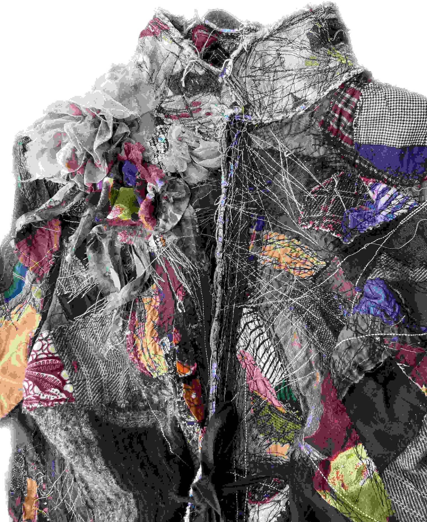 PATCHWORK EMBROIDERED JACKET